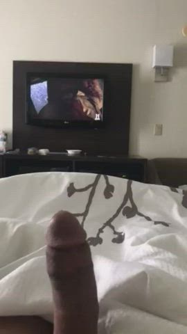 Pissing with my Morning Wood