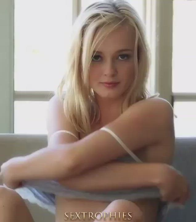 Blonde Cute Teen gif