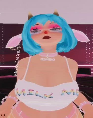 3D Animation Anime Bouncing Tits Cosplay Cowgirl Gamer Girl VR r/Hucow gif