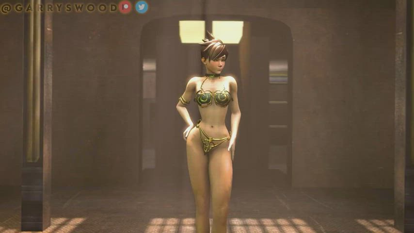 alien overwatch princess leia slave gif