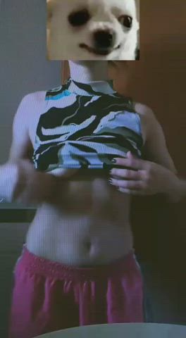 boobs dancing little candy gif