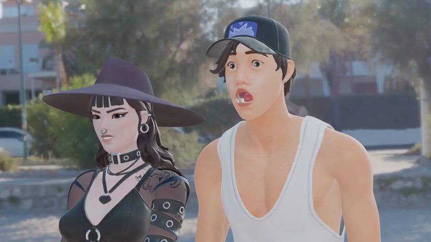 3d animation ass beach doggystyle fortnite goth rule34 gif