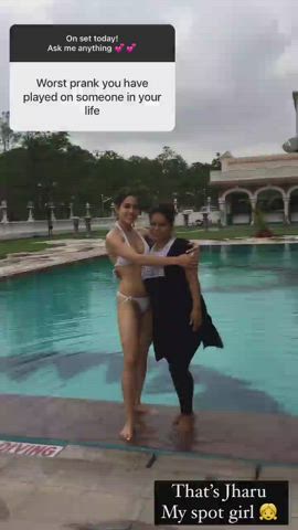 Bikini Bollywood Pool gif