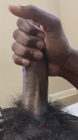 BBC Cumshot Male Masturbation Solo gif