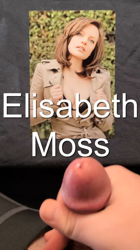 celebrity cum cumshot elisabeth moss tribute gif