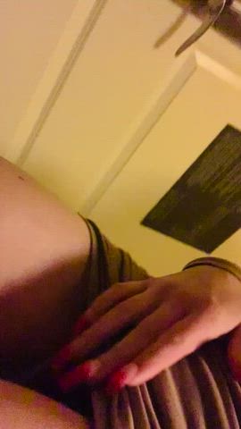 Babe Close Up Dress Hotel Legs Up MILF Nails Pussy TikTok gif