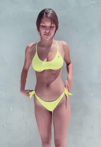 ass bikini boobs gooning latina teen gif