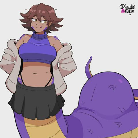 anime vore belly gif