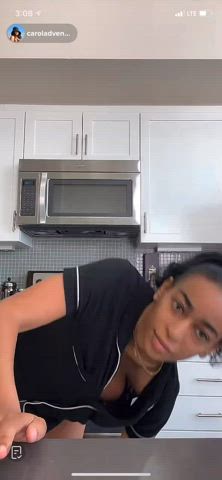 accidental downblouse nipslip tiktok tits gif