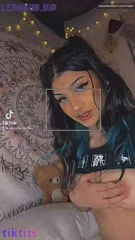 big tits pierced tiktok gif