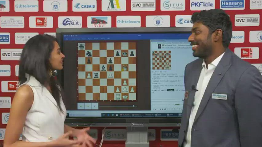 Grandmaster Adhiban Compliments Tania Sachdev After An Interview (Btw They are Friends)