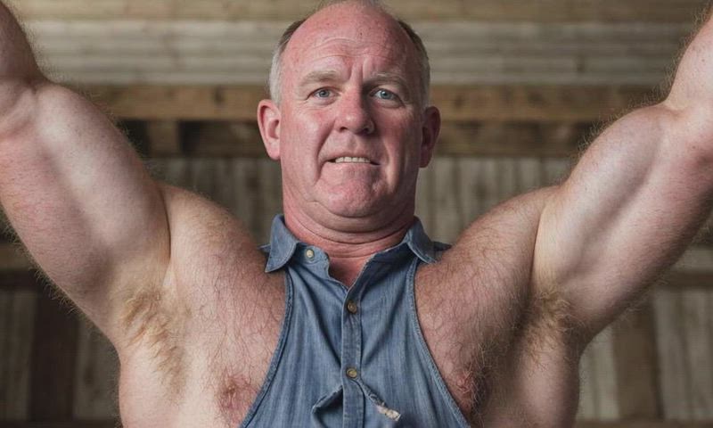 bisexual dad daddy gay grandpa hairy armpits hairy chest husband step-dad bisexual-male