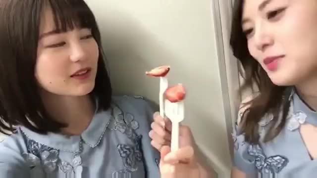Maiyan And Ikuta Feed Each Other