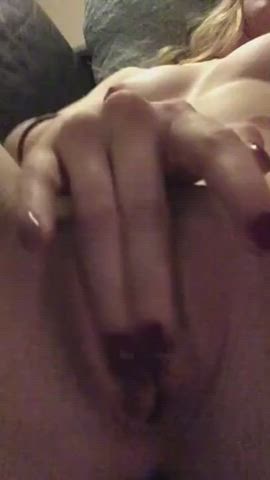 Clit Rubbing Cum Fingering Masturbating Pussy Lips Women gif