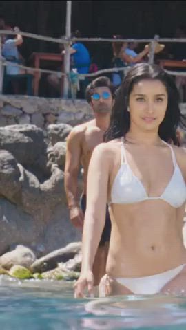 Shraddha Kapoor in White bikini
