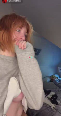 boobs nipslip tiktok gif