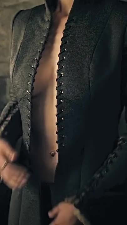 Love the submissive look in Nathalie Emmanuel's eyes as she takes those perfect tits