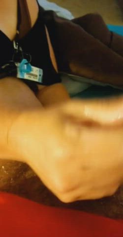 amateur cock milking cumshot handjob gif