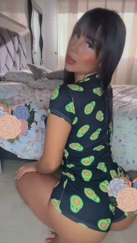 ass ass clapping babe big ass booty latina spanish twerking gif