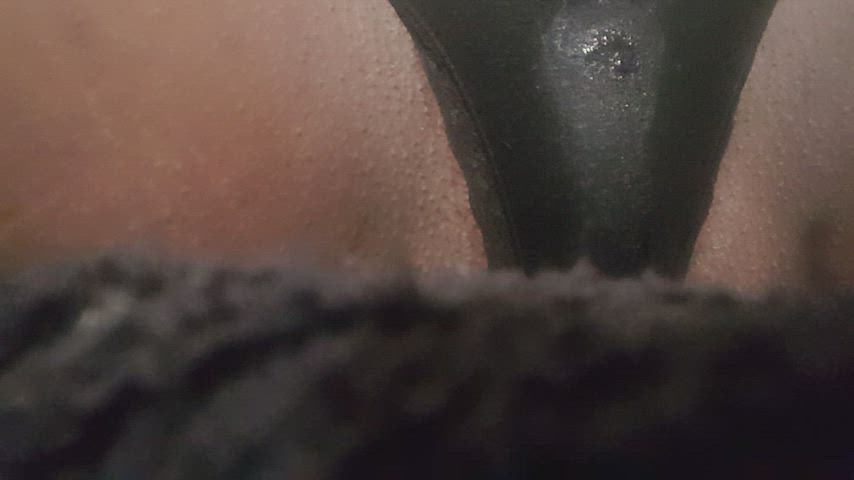 ebony fingering masturbating panties pussy wet pussy wet and messy gif