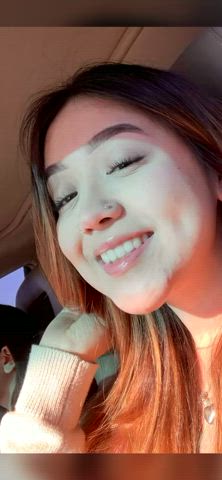 Cousin Latina Penis Selfie Sister Solo Tease Teasing Teen gif