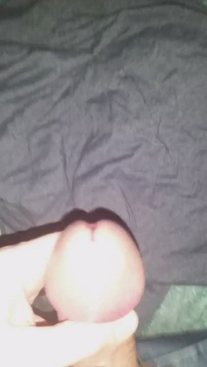 Making my mushroomhead cum