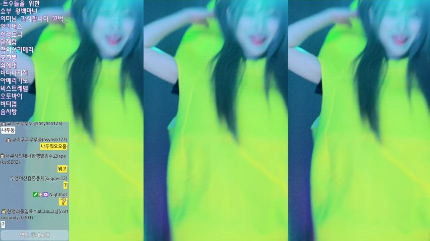 asian big tits dancing korean gif