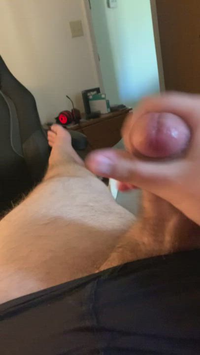when you work from home, sometimes you just need to stop working and get your cum