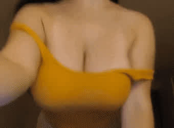 Big Nipples Big Tits Bouncing Tits Jiggling Titty Drop White Girl gif