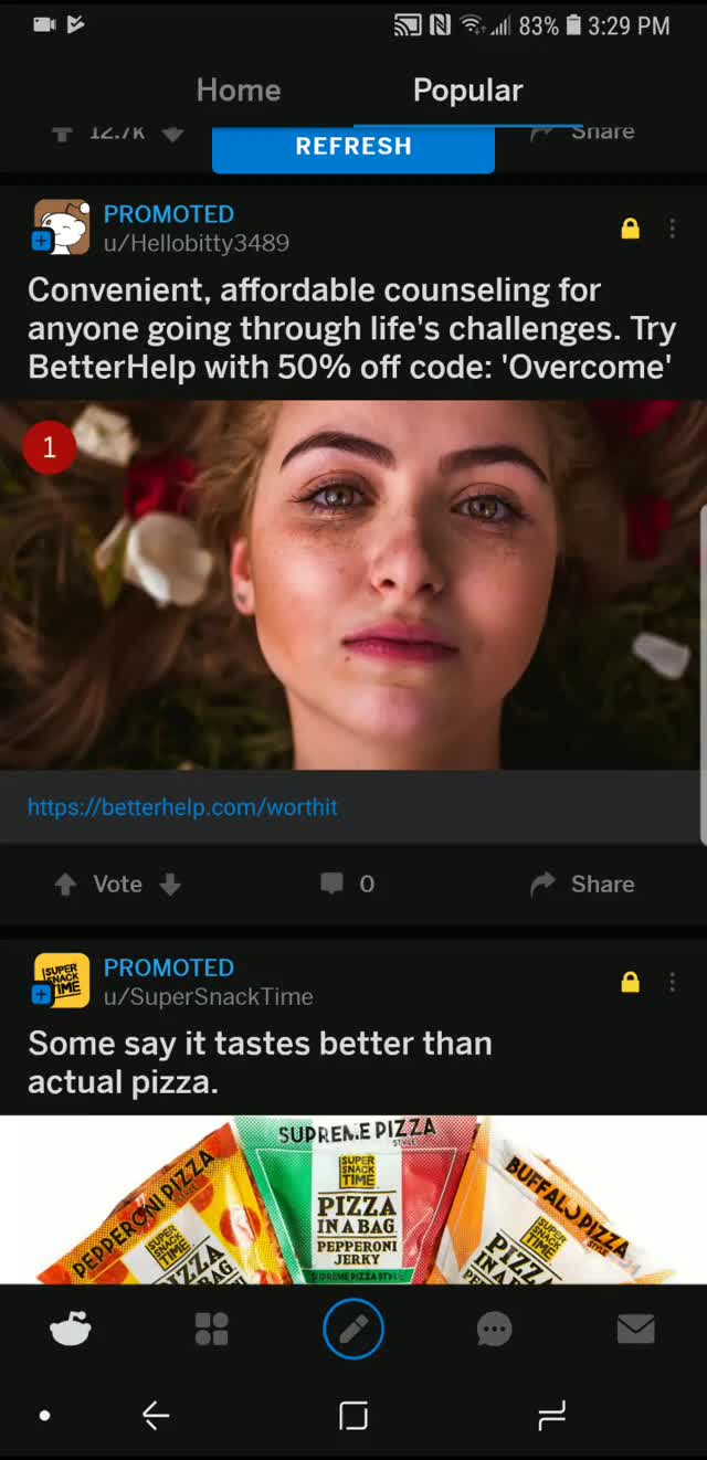 Reddit ads