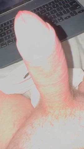 cumshot foreskin male masturbation uncircumcised uncut gif