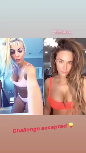 Mandy Rose & Lana 'CJ Perry' Bikini Dance-Off (Tik Tok) - WWE