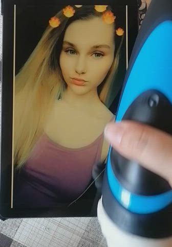 Fleshlight cum tribute for my gf's cute little sister ?