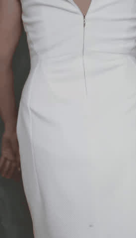 Ass Blonde Changing Room Dress Panties Strip Teasing White Girl gif