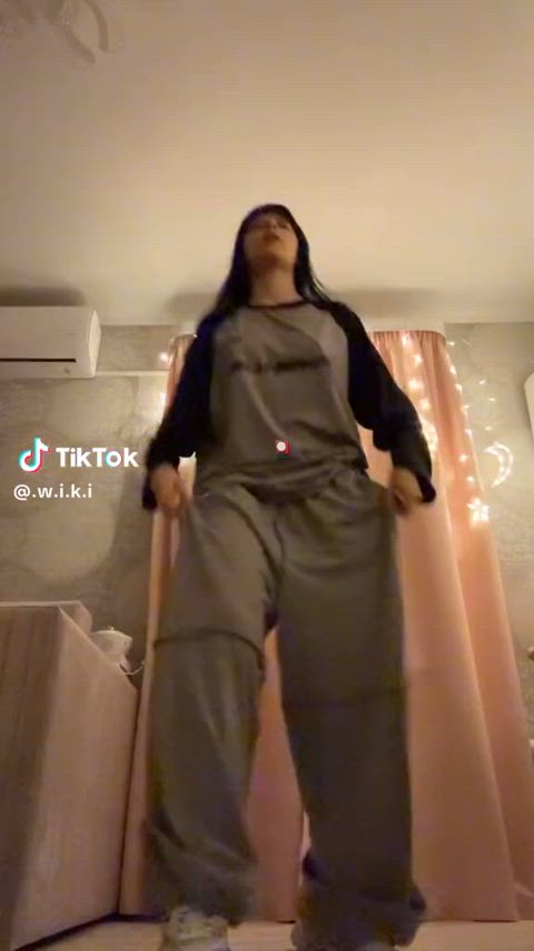 accidental flashing tiktok gif