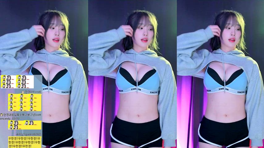 asian big tits dancing korean gif