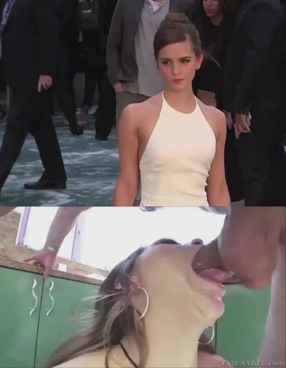 The right way to use Emma Watson’s throat