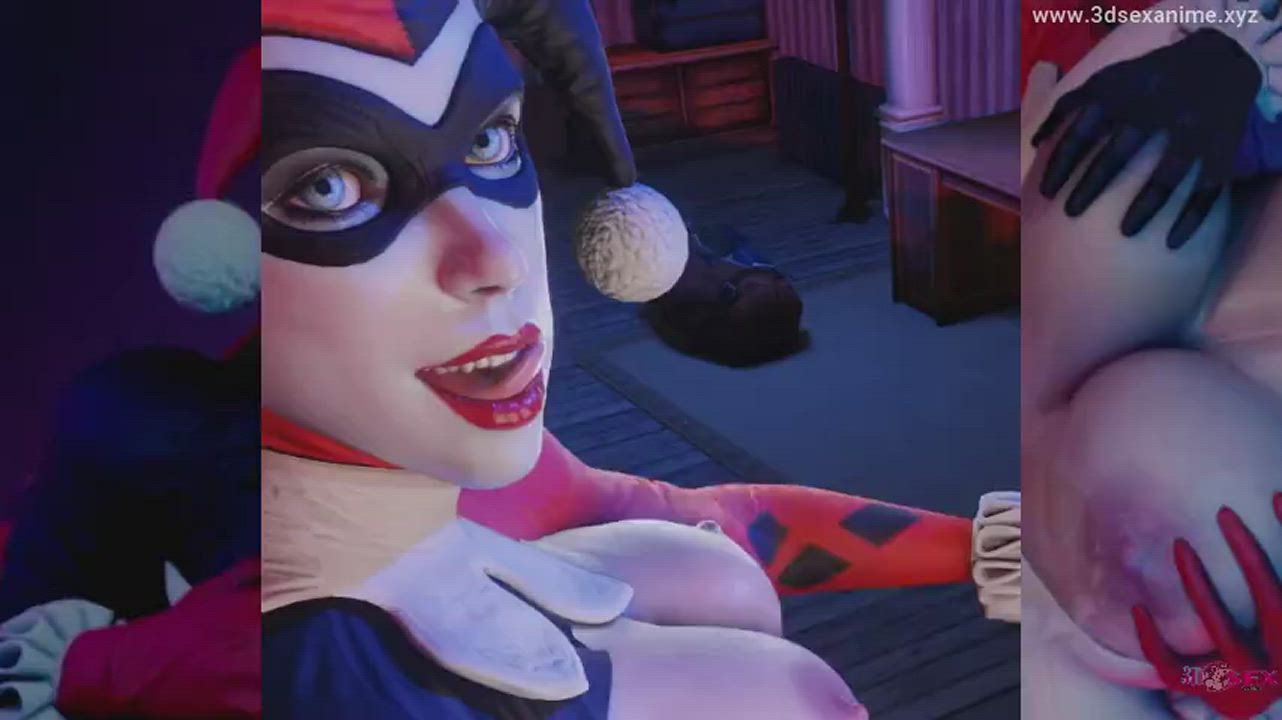 Harley queen vs Powergirl (r4mpage3d) [DC comics]