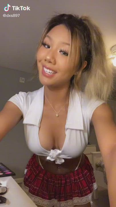 Asian school girl