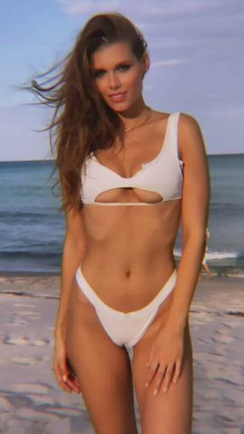 Ass Beach Model gif