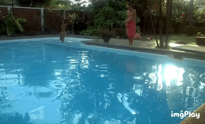 Nudist Outdoor Pool Swimming Pool gif