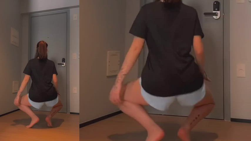 amateur ass cute dance dancing teen gif