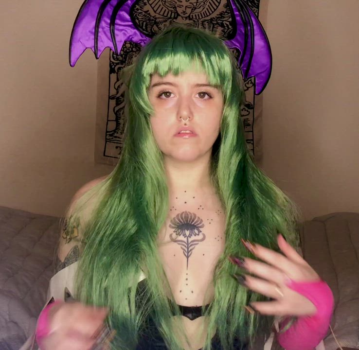 Boobs Cosplay Lick gif