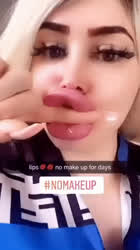 Lips Lipstick Sucking gif