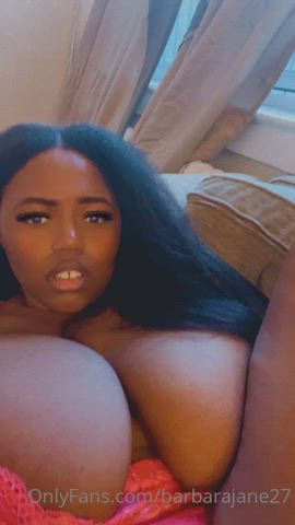 bbw busty ebony gif