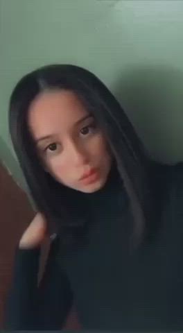18 Years Old Cute Dominican r/O_Faces gif