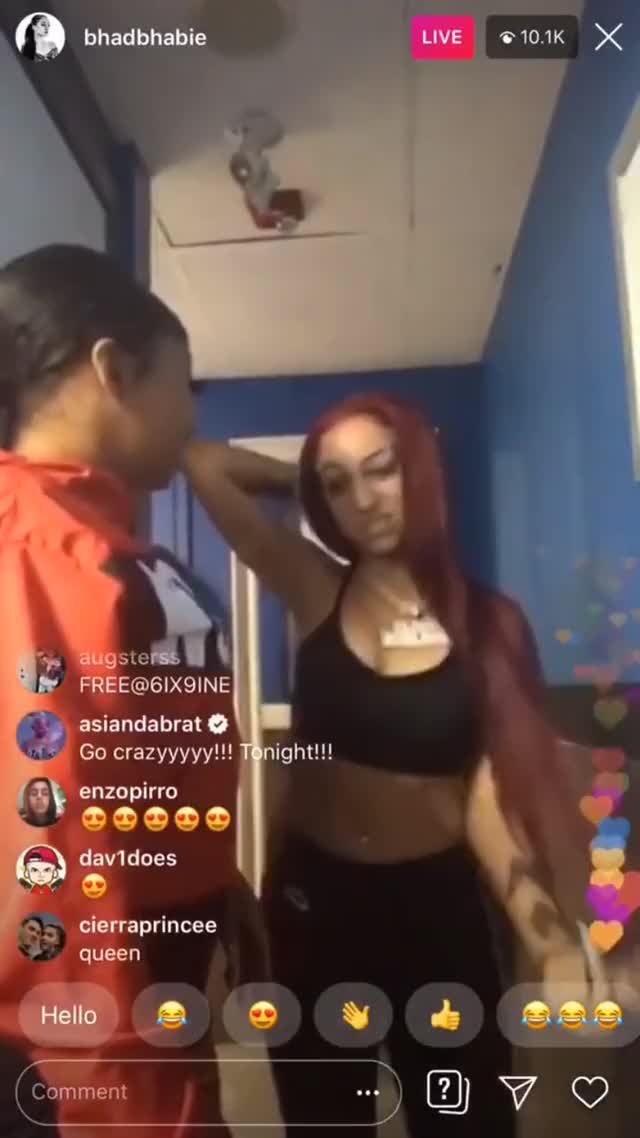 Danielle Bregoli twerking and grinding on her friend for Instagram views