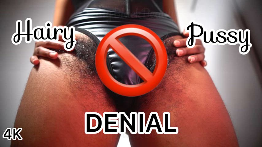 New Clip! Get teased and denied by my hairy pussy