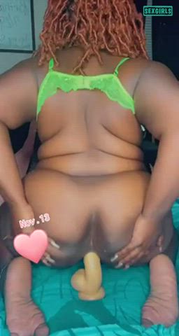 anal play bbw cam camgirl chubby ebony gif