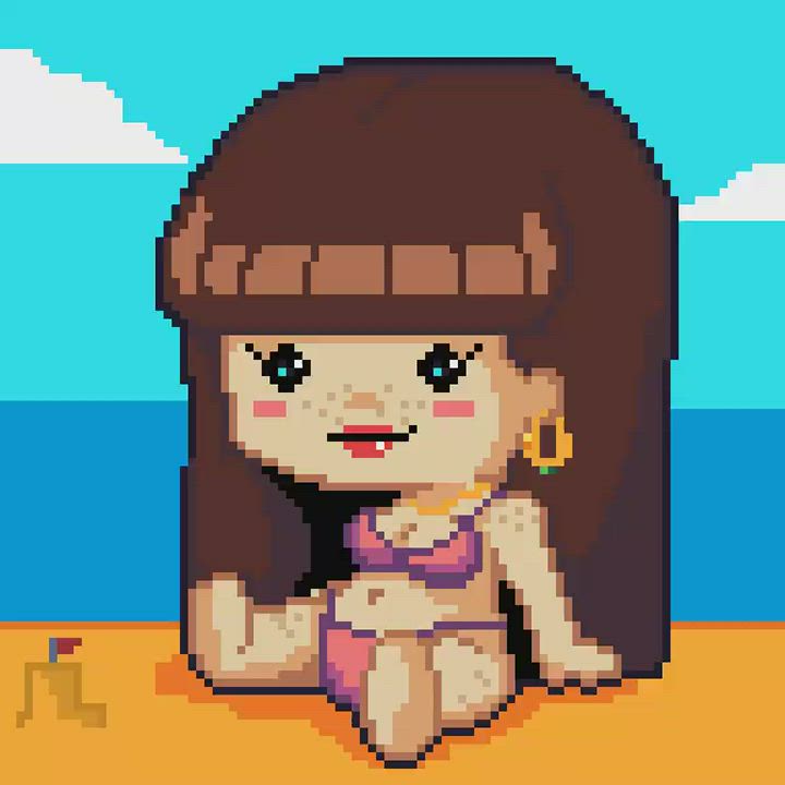 Cute chibi pixelart by AOS Draws